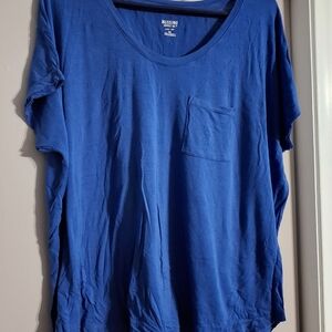 Mossimo Supply Co. Women's Short Sleeve Tee in Deep Blue